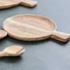 ACACIA CHIC Plato Con Asa Natural|CASA Discount