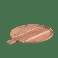 ACACIA CHIC Plato Con Asa Natural|CASA Sale
