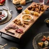 ACACIA LUX Tabla Para Servir Negro, Natural|CASA Clearance
