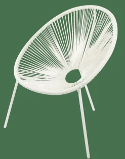 ACAPULCO Silla Lounge Blanco|CASA