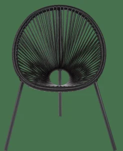 ACAPULCO Silla Para Niños Negro|CASA Hot