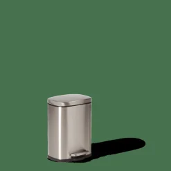 ADELE Cubo Con Pedal 5L Plateado|CASA Outlet