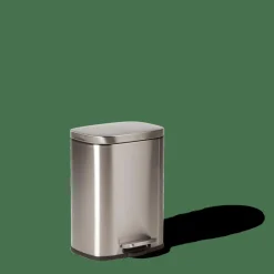 ADELE Cubo Con Pedal 12L Plateado|CASA Online