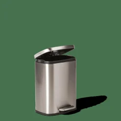 ADELE Cubo Con Pedal 12L Plateado|CASA Online