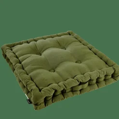 ALDA Cojín Colchón Verde Oscuro|CASA