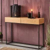 ALMA Consola Negro, Natural|CASA Outlet