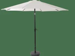 ALU & PISA Parasol Set Blanco|CASA Discount