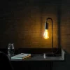 ARCHE Lámpara De Mesa Negro|CASA