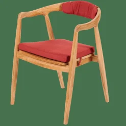 AUGUST Cojín De Asiento Rojo|CASA Outlet