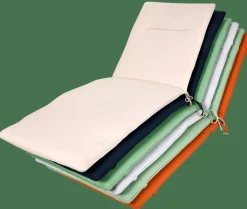 AZUR Cojines De Jardín Para Tumbona Verde|CASA Discount