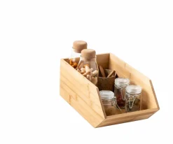 BAMBOO Caja De Almacenaje Maceta Hierbas Natural|CASA Online