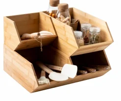 BAMBOO Caja Para Pañuelos Natural|CASA