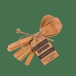 BAMBOO Cucharillas Juego De 6 Natural|CASA New