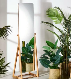 BAMBOO Espejo De Cuerpo Marrón|CASA Hot