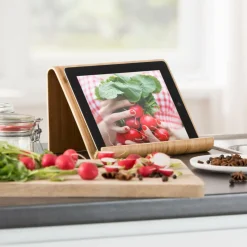 BAMBUS Soporte Tableta Atril De Cocina Natural|CASA Hot