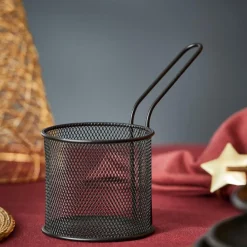 BLACK Cesta Para Servir Negro|CASA Sale