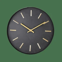 BLACK Reloj De Pared Negro|CASA Clearance