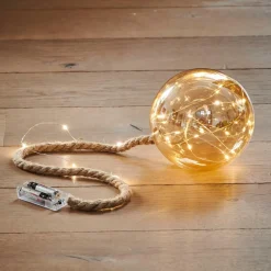 BLOXEM Bola Decorativa Con 21 Leds Dorado|CASA Discount