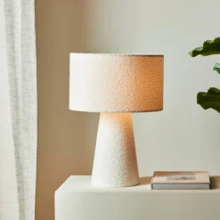 BOUCLE LUME Lámpara De Mesa Blanco|CASA Outlet