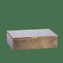 BRUSH Caja De Almacenaje Dorado|CASA New