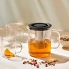 CHAI Tetera 1,5 L Negro, Transparente|CASA Outlet