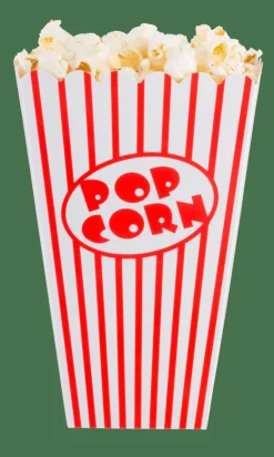 CINEMA Vaso De Palomitas Juego De 8 Blanco, Rojo|CASA Sale