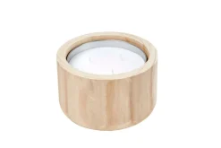 CITRONELLA WOOD Vela De Jardín Blanco|CASA Sale
