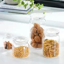 CRYSTAL Tarro De Cocina Con Tapa Transparente|CASA