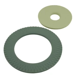 CUISINO Salvamanteles Juego De 2 2 Colores Menta, Verde Oscuro|CASA Discount