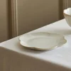 DAHLIA FLOWER Plato Blanco|CASA Hot