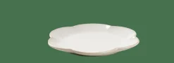 DAHLIA FLOWER Plato Blanco|CASA Hot
