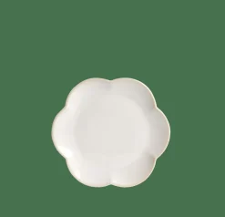 DAHLIA FLOWER Plato Blanco|CASA Hot