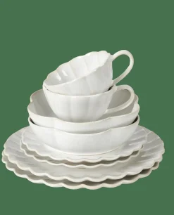 DAHLIA Plato Blanco|CASA Outlet