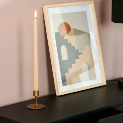 DUO Velas Largas Juego De 2 Rojo|CASA Outlet
