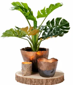 DUO Velas Largas Juego De 2 Rojo|CASA Outlet