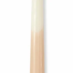 DUO Velas Largas Juego De 2 Crema, Menta, Multicolor|CASA Best