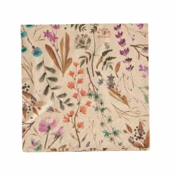 ECO DRIED FLOWER Paquete De 20 Servilletas Multicolor|CASA Outlet