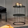 ELMER Mesa Auxiliar Negro|CASA Discount