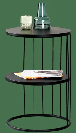 ELMER Mesa Auxiliar Negro|CASA Discount