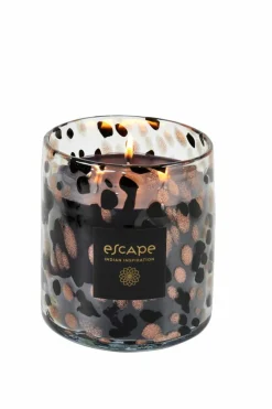 ESCAPE INDIAN INSPIRATION Vela Perfumada En Vaso Negro, Cobrizo, Multicolor|CASA Best