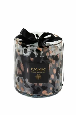 ESCAPE INDIAN INSPIRATION Vela Perfumada En Vaso Negro, Cobrizo, Multicolor|CASA Best