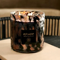 ESCAPE INDIAN INSPIRATION Vela Perfumada En Vaso Blanco, Beis, Multicolor|CASA Hot