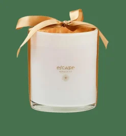 ESCAPE WORLD GOA Vela Perfumada En Vaso Blanco, Color Rosa Viejo|CASA Online