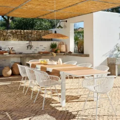 ETHAN & LOIC Conjunto De Jardín Blanco|CASA Online