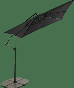 FIJI Parasol Colgante Sin Pie Negro|CASA Clearance