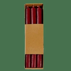 FINA Velas Juego De 6 Burdeos|CASA Outlet
