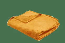 FLANELLA Manta Amarillo Oscuro|CASA Discount