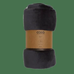 FLANELLA Manta Gris Oscuro|CASA Online