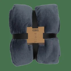 FLANELLA Manta Gris Oscuro|CASA Clearance