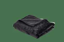 FLANELLA Manta Gris Oscuro|CASA